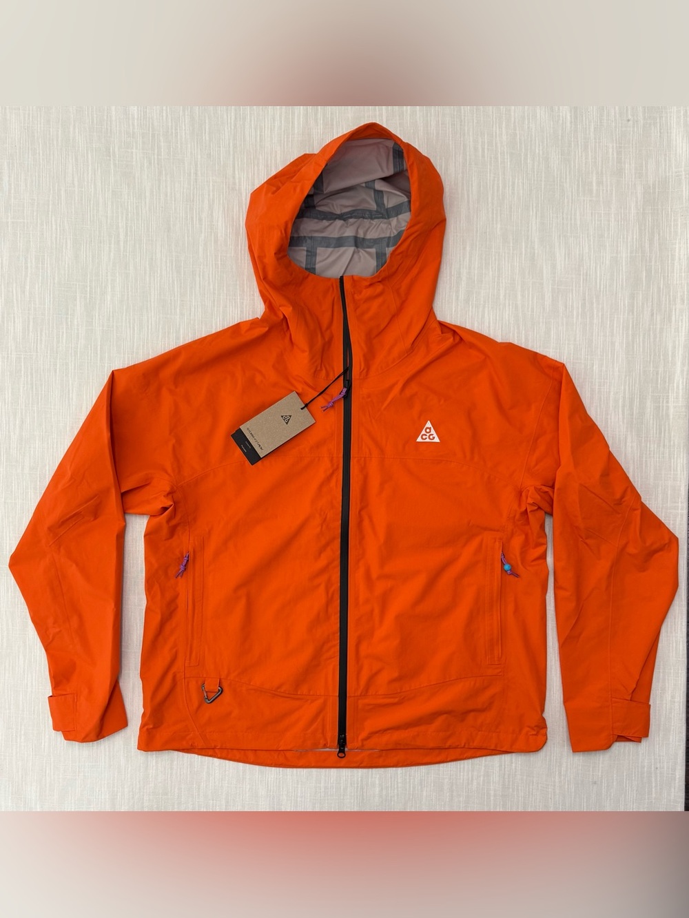 NWT Nike ACG "Morpho" Storm-FIT ADV Rain Jacket WOMEN’S Size M HJ0246-819 Orange